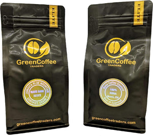 2 x 1/2lb Bags = 1lb Total: 100% Jamaica Blue Mountain & Hawaiian Kona Extra Fancy Coffee